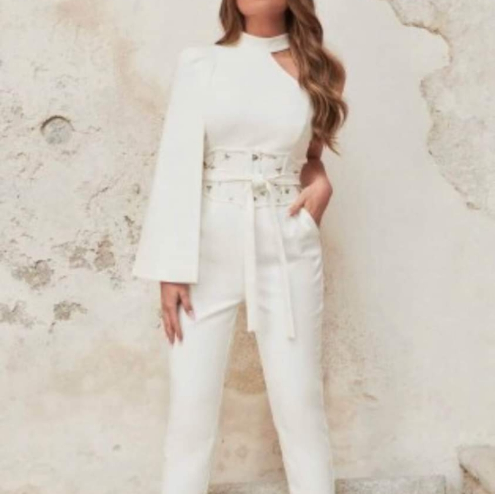 Lavish alice jumpsuit with corset